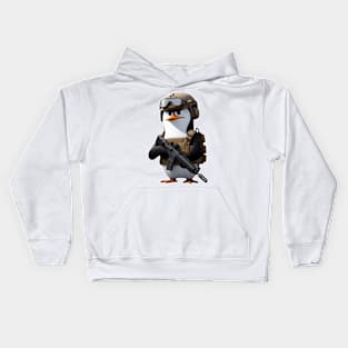 Tactical penguin Kids Hoodie